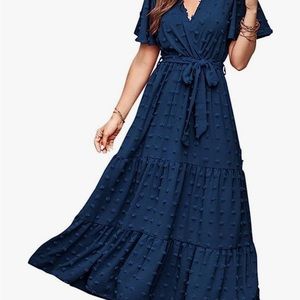 Swiss Dot Maxi Dress